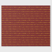 Liefde over de hele wereld cadeaupapier (Vlak)