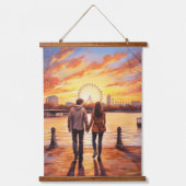 Liefde over de hele wereld hangend wandkleed (Voorkant 2)