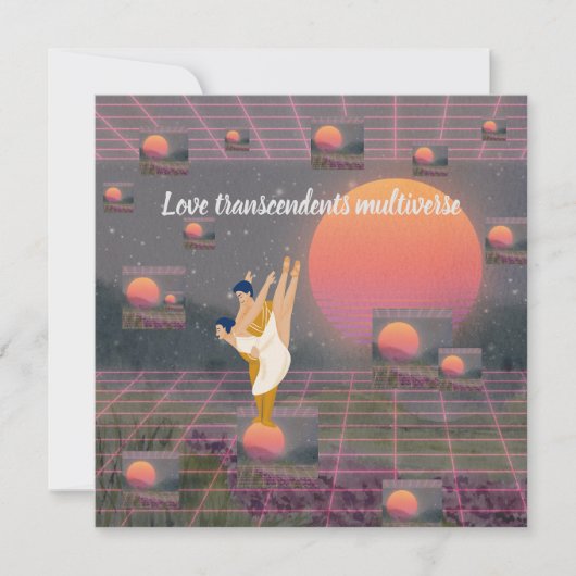 Liefde overstijgt multiversum kaart (Voorkant)