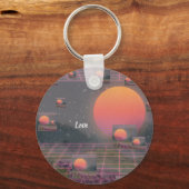 Liefde overstijgt multiversum sleutelhanger (Achterkant)