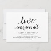 Liefde overwint alles, Huwelijk Wijzig de datum ka Kaart (Voorkant)