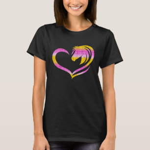 Liefde Paarden Hoeven Hartjes Gelukkig Valentijn L T-shirt