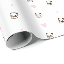 Liefde Panda Gift Wrapping Paper Roll