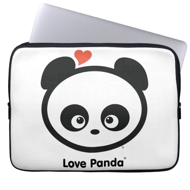 Liefde Panda®-laptophoes Laptop Sleeve (Voorkant)