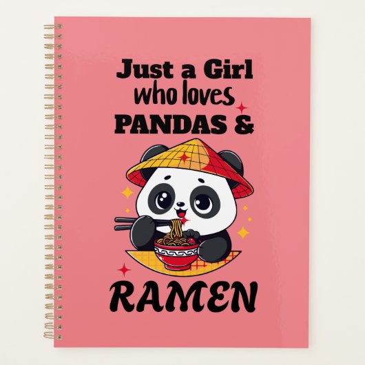 Liefde Panda's en Ramen Planner (Voorkant)