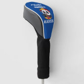 Liefde Panda's en Ramen (witte tekst) Golfheadcover (Schuin)