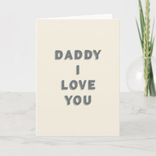 Liefde Papa Lei Kunstkaart Kaart