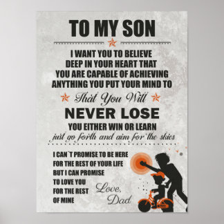 Liefde papa, voor mijn zoon... poster