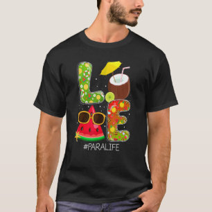 Liefde Para Leven Van Duty Zomer Vibes Strand Zons T-shirt