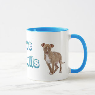Liefde Pitbull Puppies Honden Koffiekop Mok