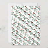 Liefde & Pizza Whimsical Hand getrokken bruiloft d Kaart (Achterkant)