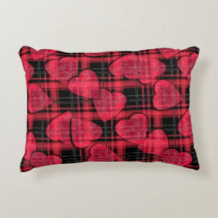 Liefde plaid accent kussen