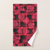 Liefde plaid bad handdoek (Handdoek)