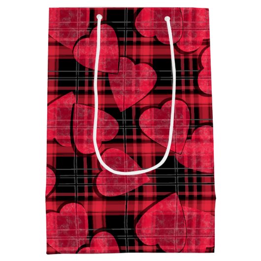 Liefde plaid medium cadeauzakje (Achterkant)