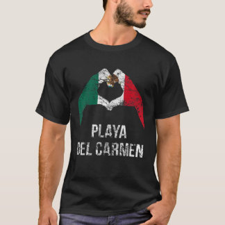 Liefde Playa del Carmen Vakantie Vintage Mexico T-shirt