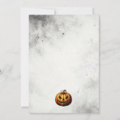 Liefde pompoen bruiloft kaart (Achterkant)