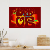 LIEFDE POSTER (Keuken)