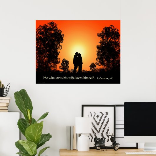 Liefde Poster (Thuiskantoor)