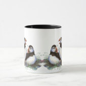 Liefde PUFFIN BIRDS zo veel als ik het citaat heb Mok (Midden)