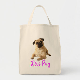 Liefde Pug Puppies Hond Canvas Tassen