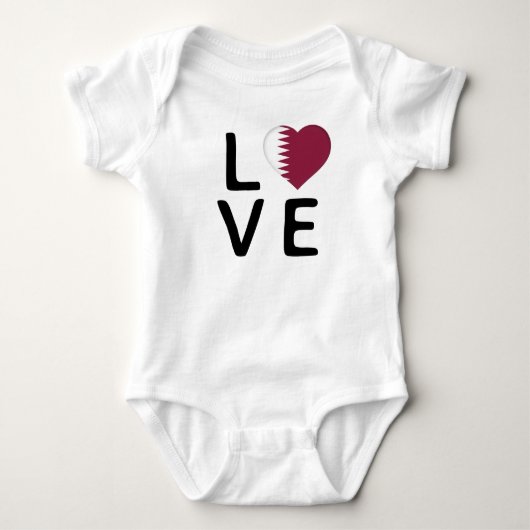 Liefde - Qatar Flag Romper (Voorkant)