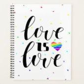 Liefde | Rainboogharten Planner (Voorkant)