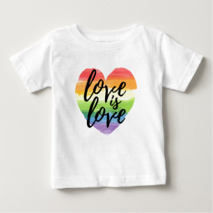 Liefde Rainbow Waterverf Heart