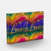 Liefde regenboog fotoblokken (Links)