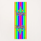 Liefde regenboogintens yogamat (Voorkant)