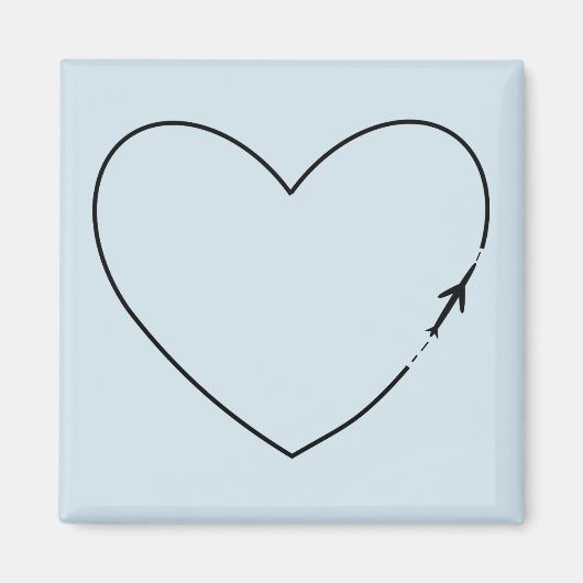 Liefde reizen magneet (Voorkant)