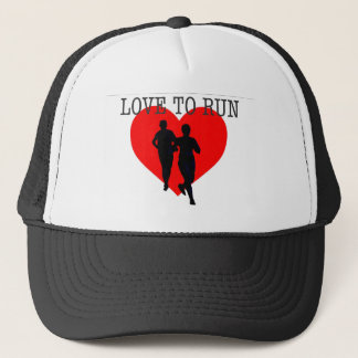 Liefde rennen trucker pet