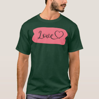 liefde retro grappig t-shirt