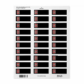 Liefde Return-adreslabel Etiket (Full Sheet)