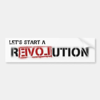 Liefde Revolution Bumpersticker