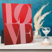 Liefde Romance Rode Roze Fotoplaat (Zijkant)