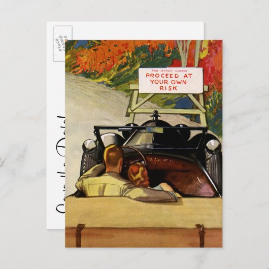 liefde, Romance, romantisch, sparen de Datum Aankondigingskaart (Voorkant / Achterkant)