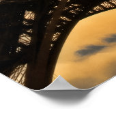 Liefde & Romance Stad van Paris Eiffeltoren Frankr Poster (Hoek)