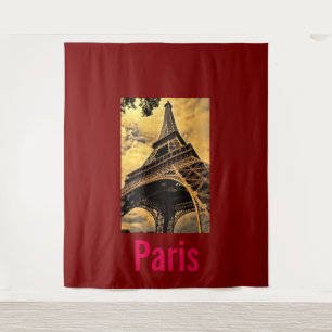 Liefde & Romance Stad van Paris Eiffeltoren Frankr Wandkleed