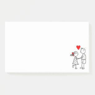 Liefde - Romantisch - Cute Couple - Naam toevoegen Post-it® Notes