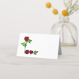 LIEFDE - Romantische met de hand geschilderde roos