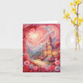 Liefde rond Valentijnsdag Kaart (Gele Bloem)