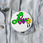 Liefde Ronde Button 4,0 Cm (In situ)