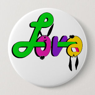 Liefde Ronde Button 4,0 Cm