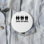 Liefde Ronde Button 4,0 Cm (In situ)