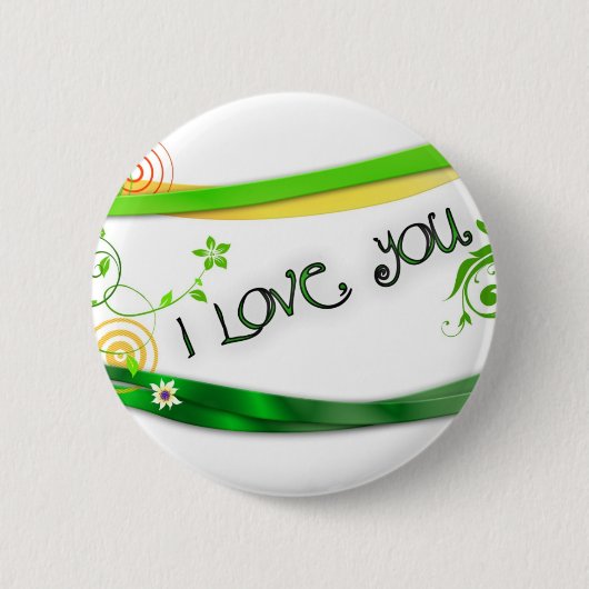Liefde Ronde Button 5,7 Cm (Voorkant)