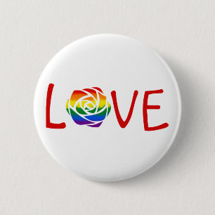 Liefde Ronde Button 5,7 Cm