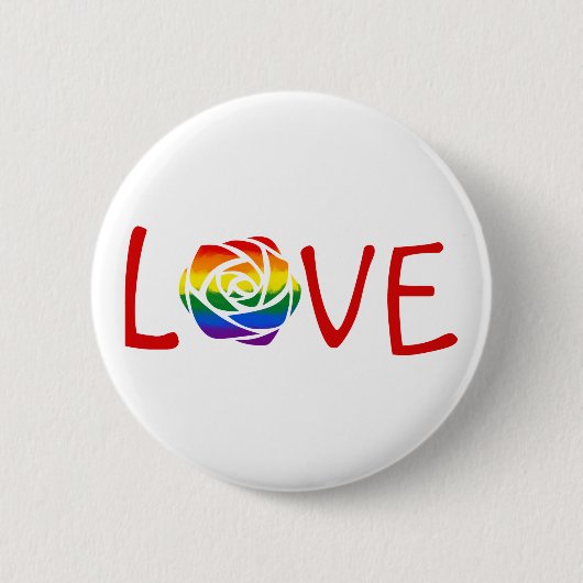 Liefde Ronde Button 5,7 Cm (Voorkant)