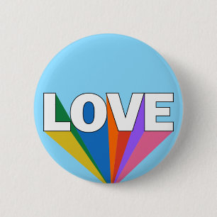 Liefde Ronde Button 5,7 Cm