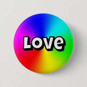 Liefde Ronde Button 5,7 Cm