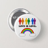 Liefde Ronde Button 5,7 Cm (Voorkant /achterkant)